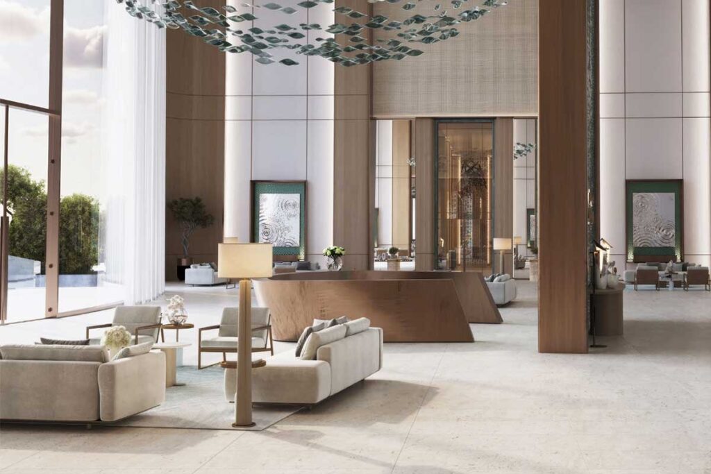 View of Modern Luxury Apartment Interior Decoration Ideas | Mark Fit Out